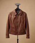 veste en cuir marron Oakwood — taille 38