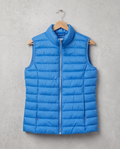 S.Oliver – Gilet doudoune sans manches bleu glacier – Taille M – Comme neuf