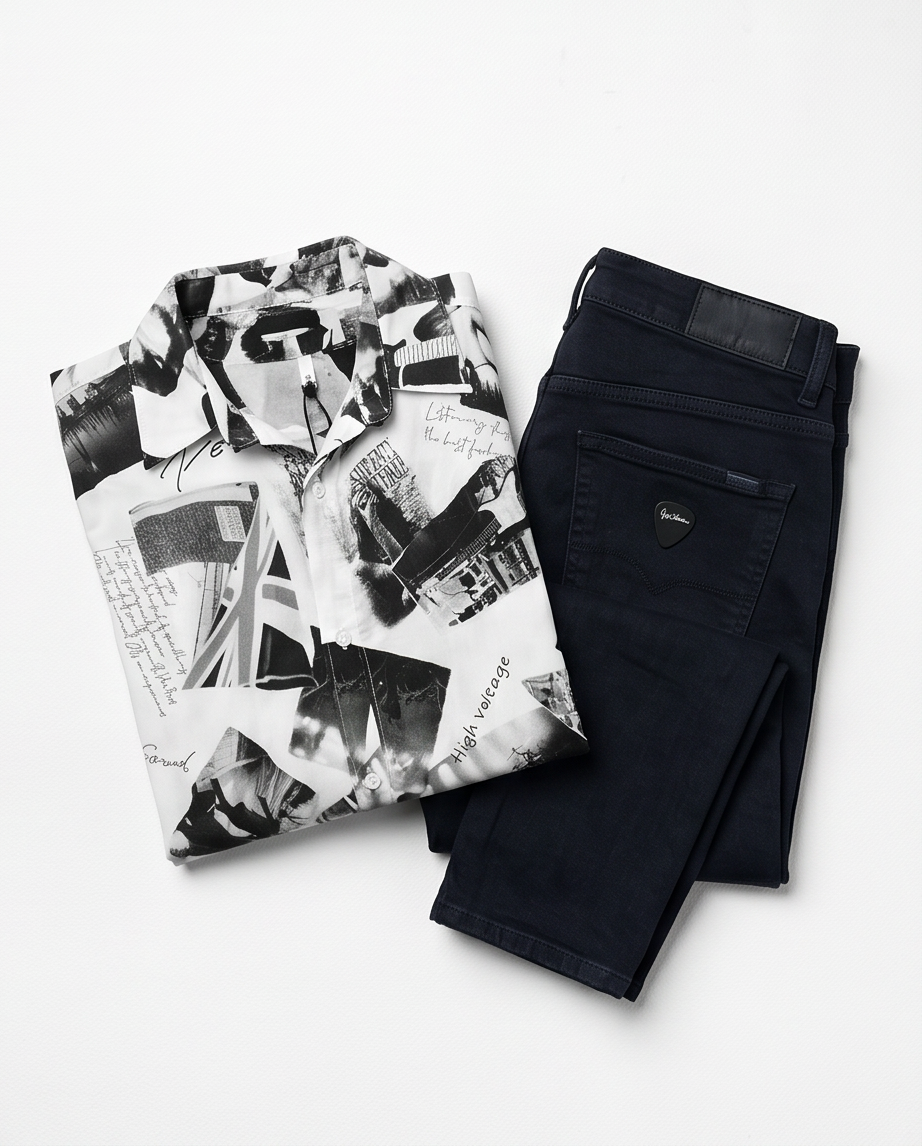 Pepe Jeans chemisier noir blanc - neuf - taille L