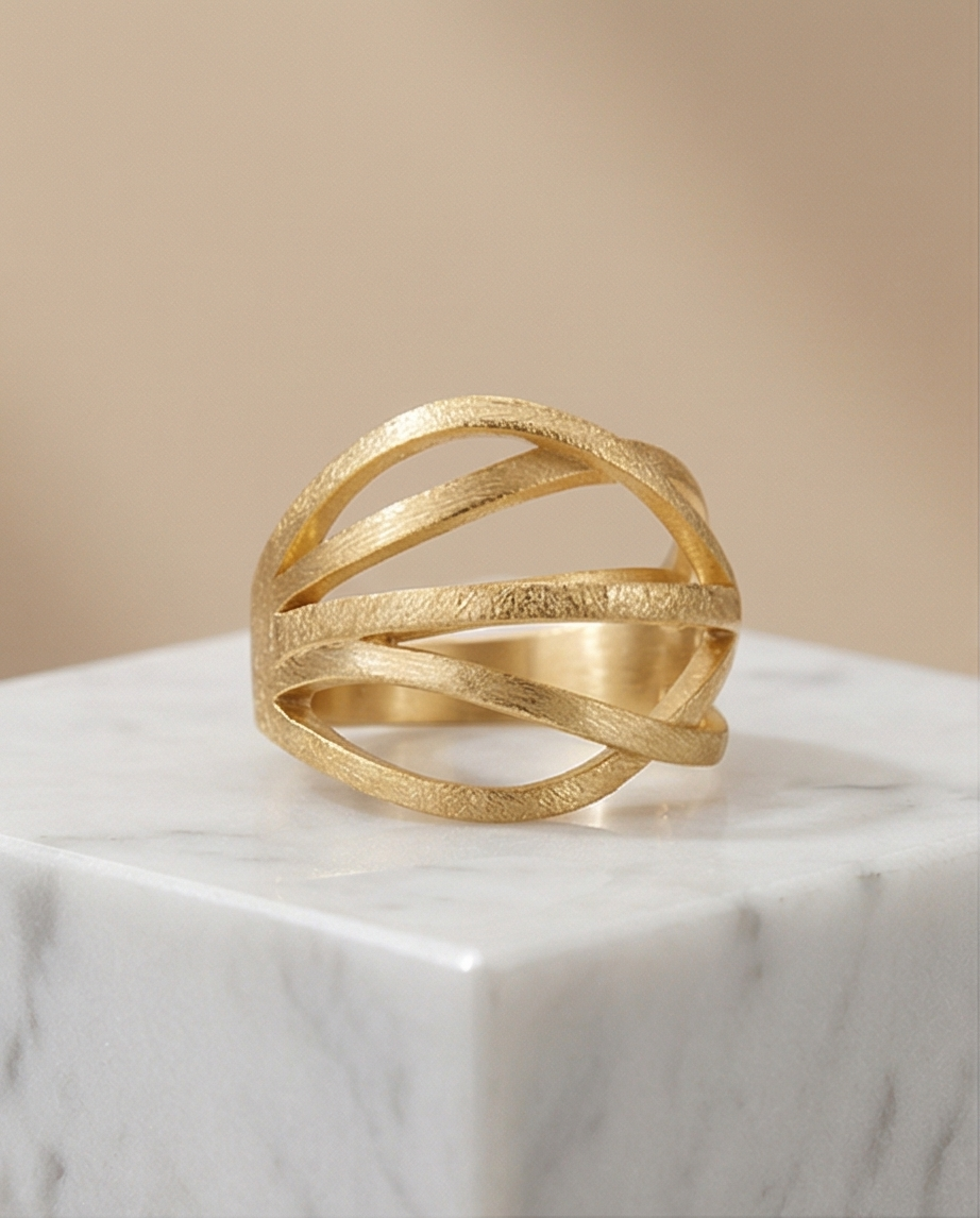 Heideman ARCUS - Bague - gold-coloured-neuve