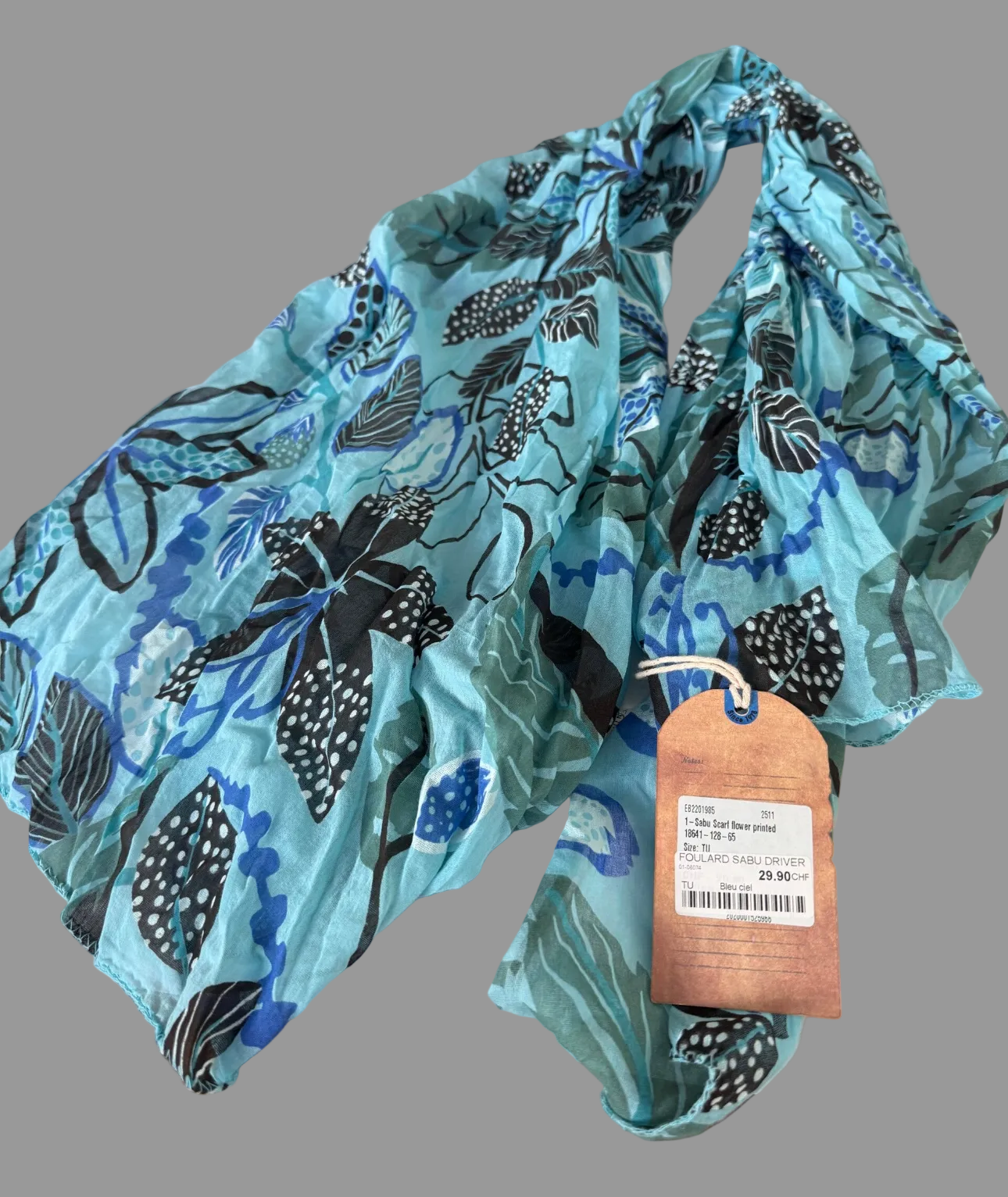 Echarpe légère DriverJeans neuve