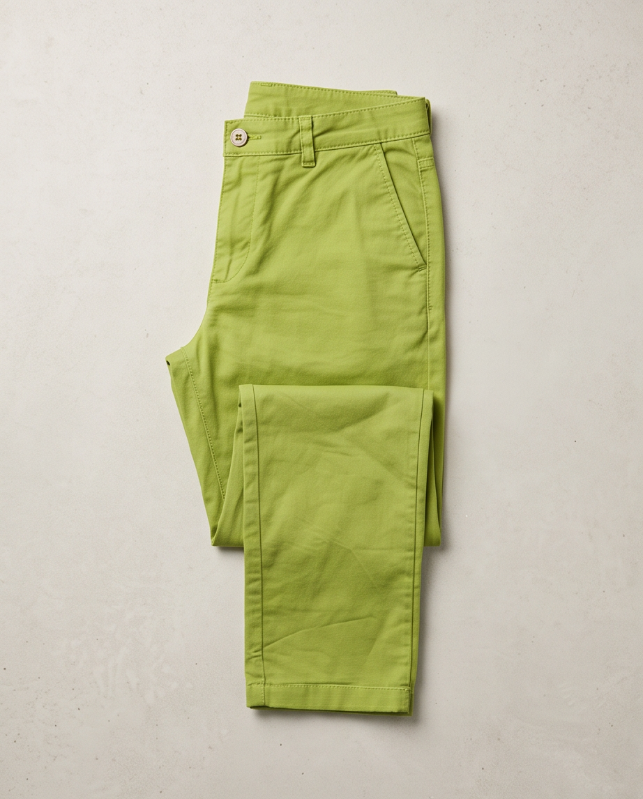 Armoire pantalon vert anis — neuf — taille S