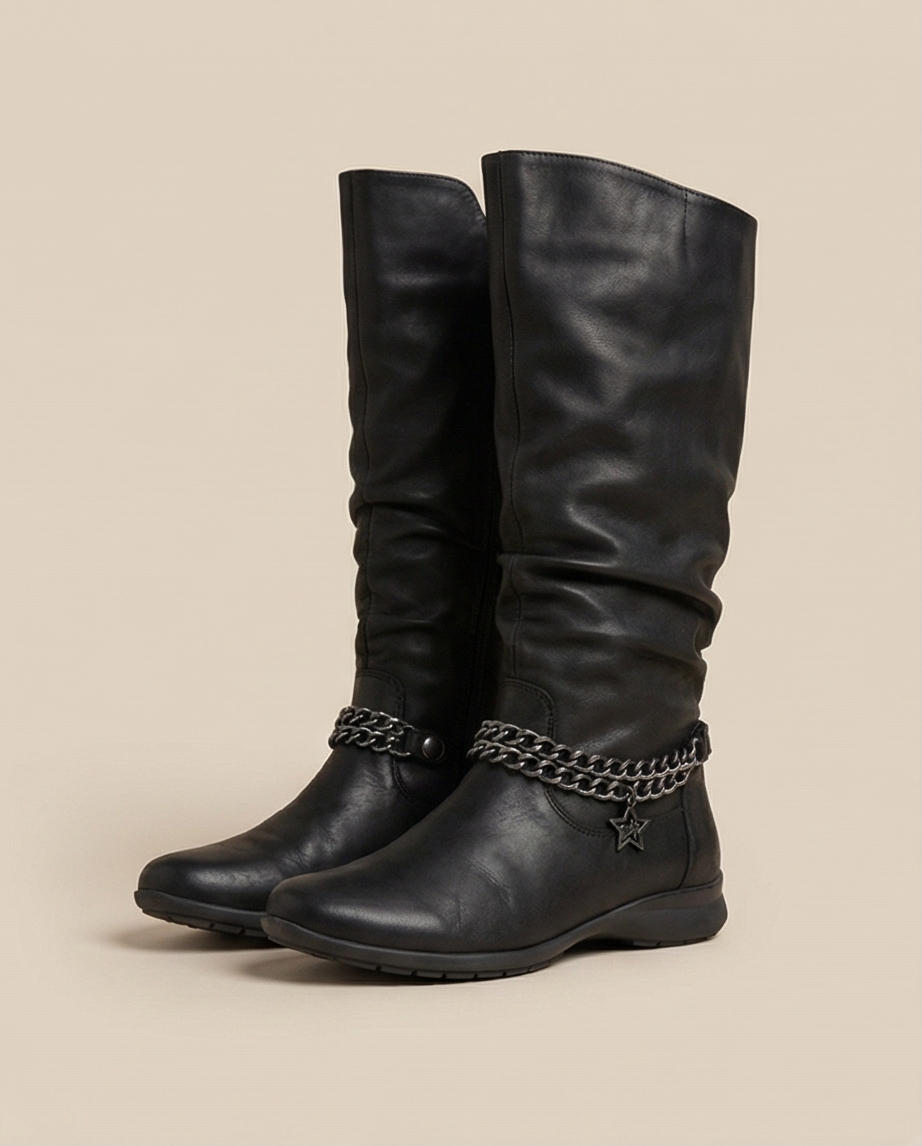 Vera pelle Bottes - bon état - 38