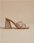 DANIKA - Mules à talons - beige taille 38 neuves
