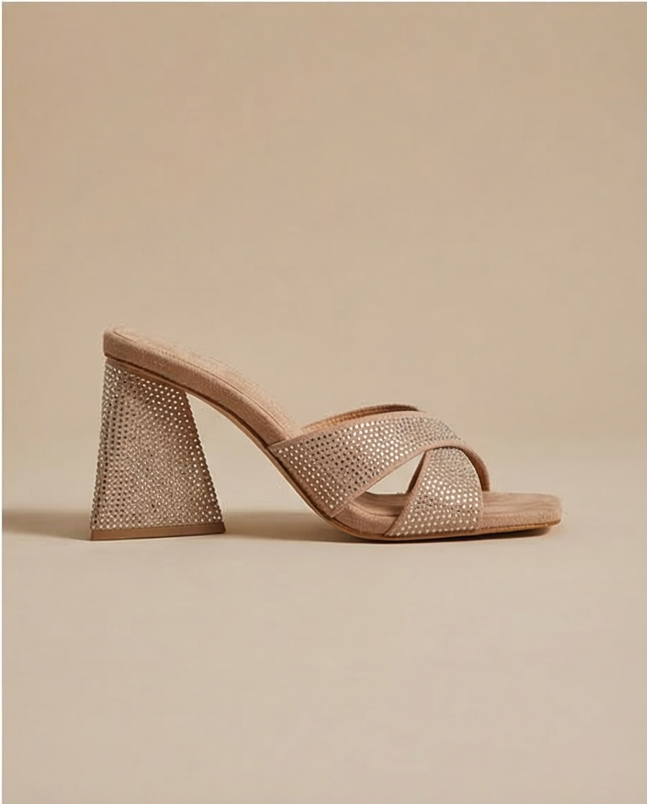 DANIKA - Mules à talons - beige taille 38 neuves