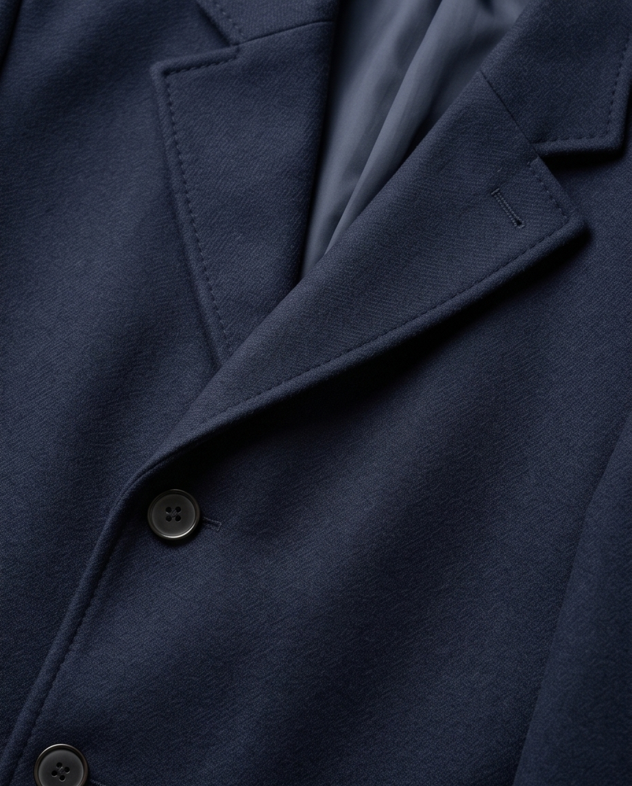 Manteau S.Oliver Bleu Marine — 50% Laine — Neuf — Tailles 48/50/52