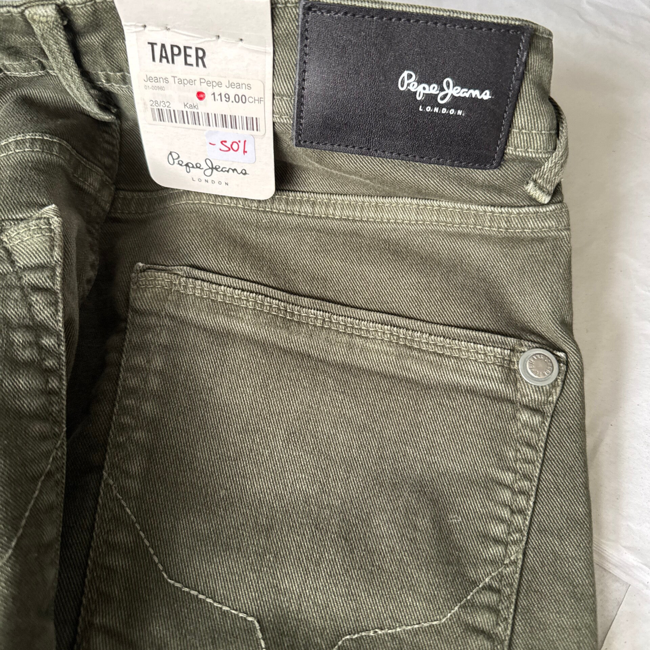 Pepe Jeans Pantalon homme - neuf - 28/32