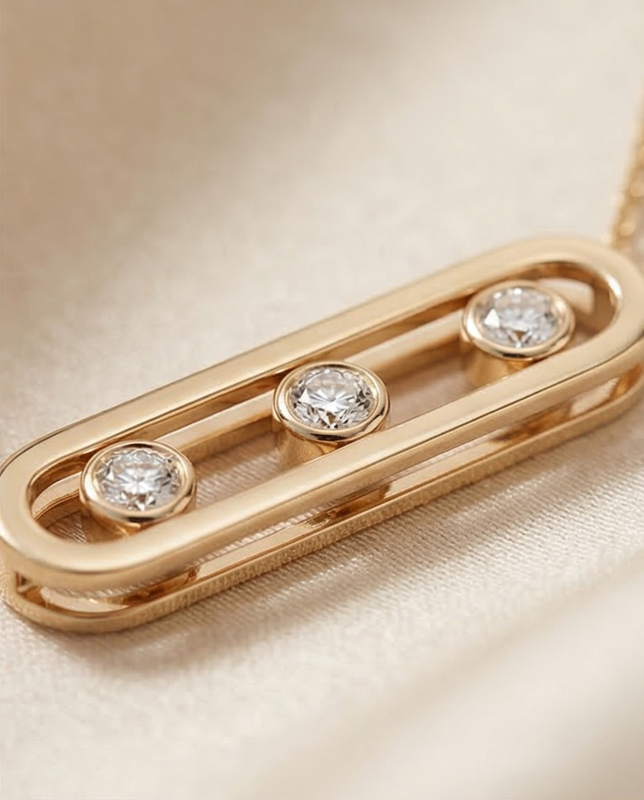 MOVE Collier Diamant Or Jaune Messika Grand Modèle / dernier prix 2600.-