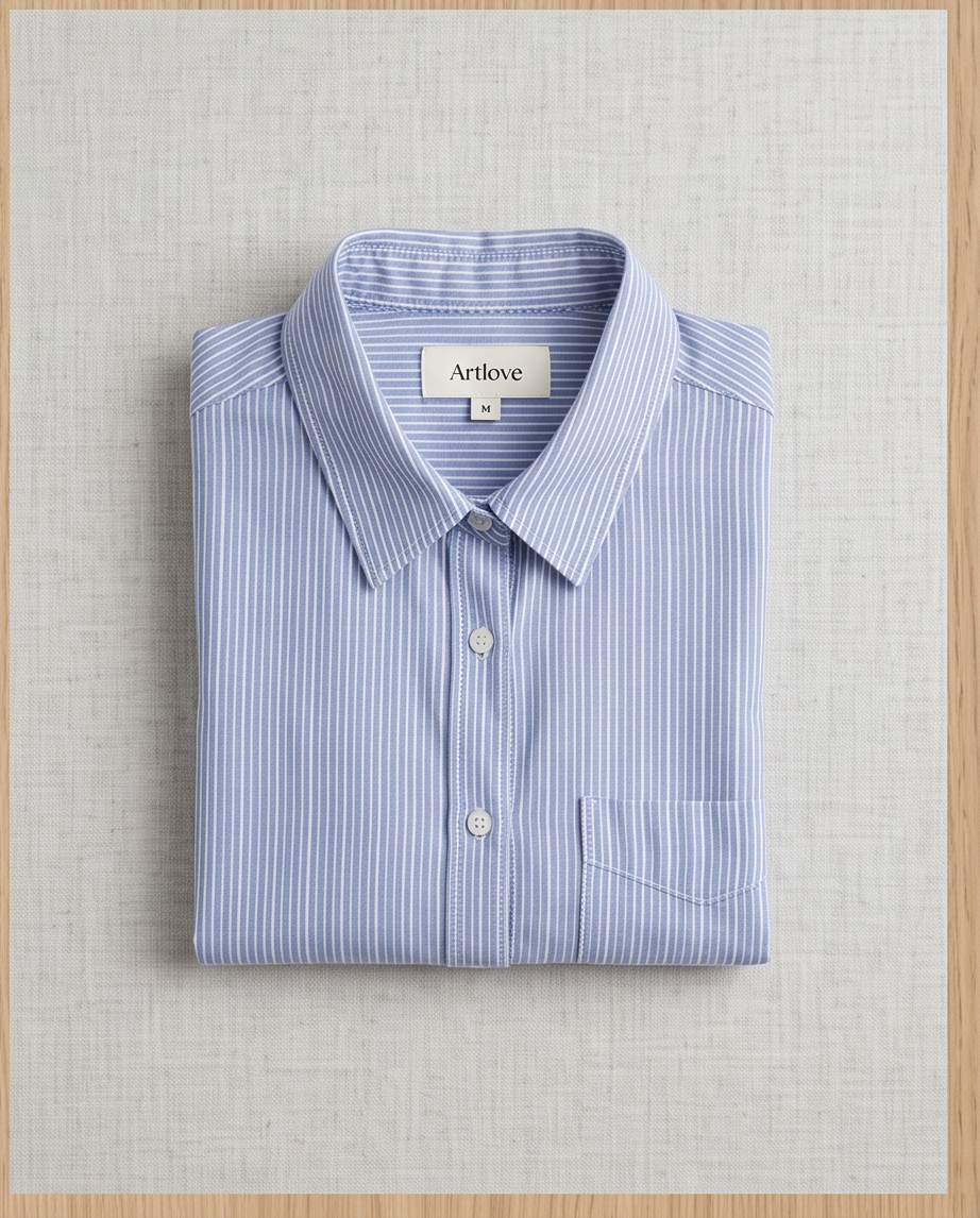 Artlove Chemise rayée bleu - très bon état - taille M