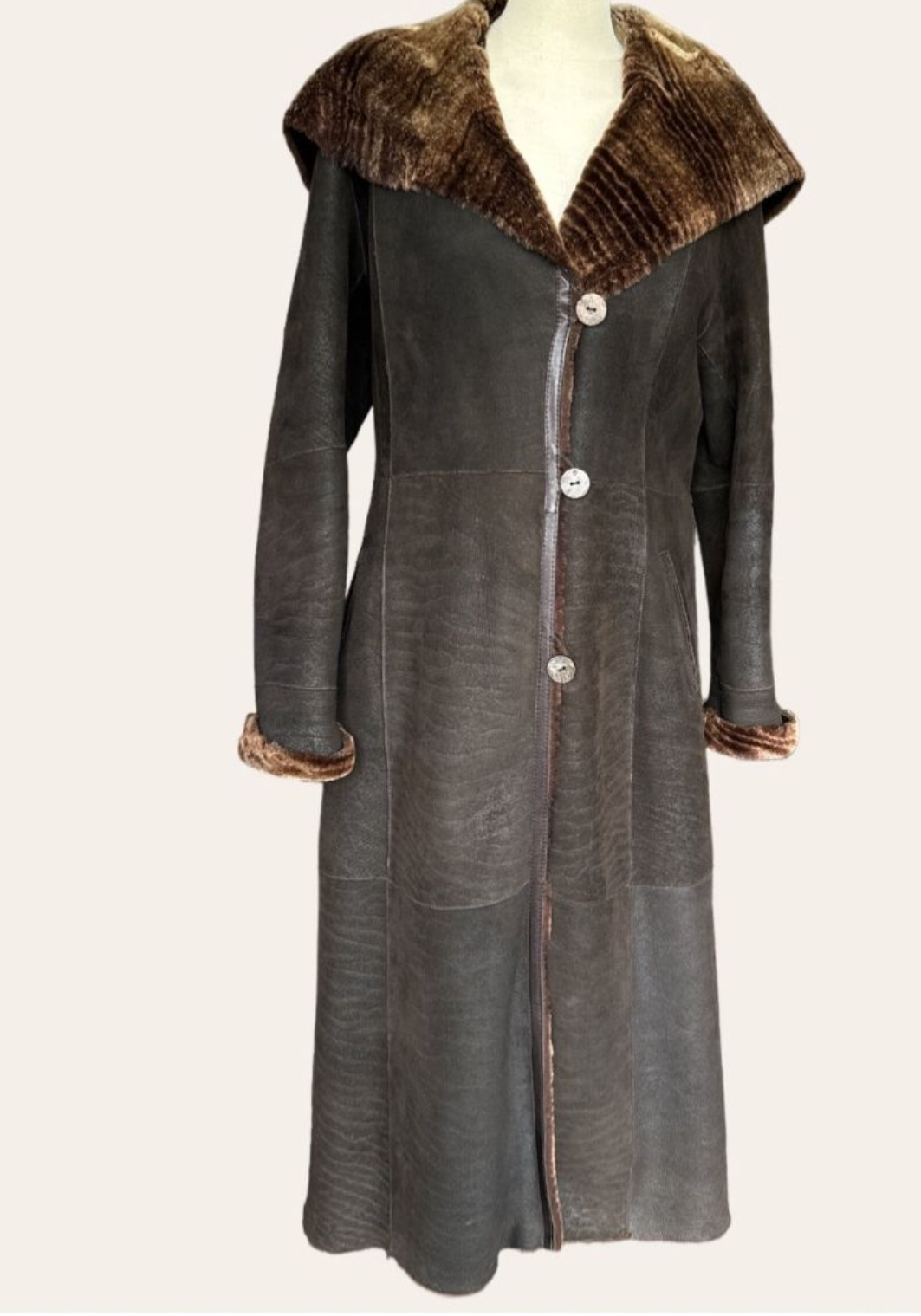 GIORGIO CUIRS Manteau taille 44 comme neuf