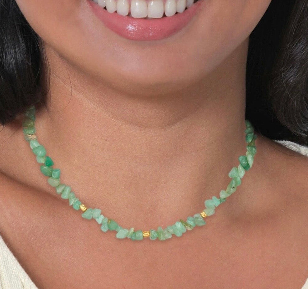 Elli AVENTURIN CHOKER Collier - Neuf