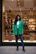 Blazer vert Grace & Mila neuf taille S ou XS