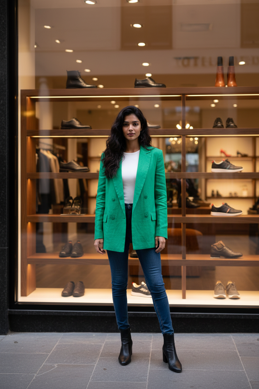 Blazer vert Grace & Mila neuf taille S ou XS