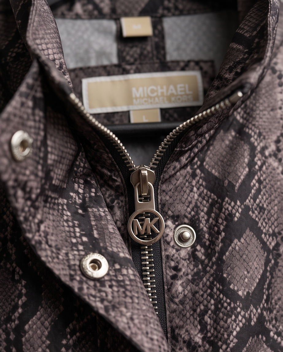Parka Michael Kors — Imprimé Serpent — Très Bon État — Taille L