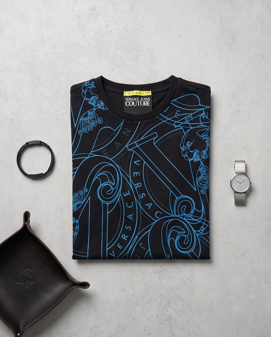 VERSACE JEANS – T-shirt Homme — Comme neuf — taille S
