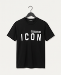 DSQUARED2 – T-shirt ICON Noir – Taille M – Made in Italy