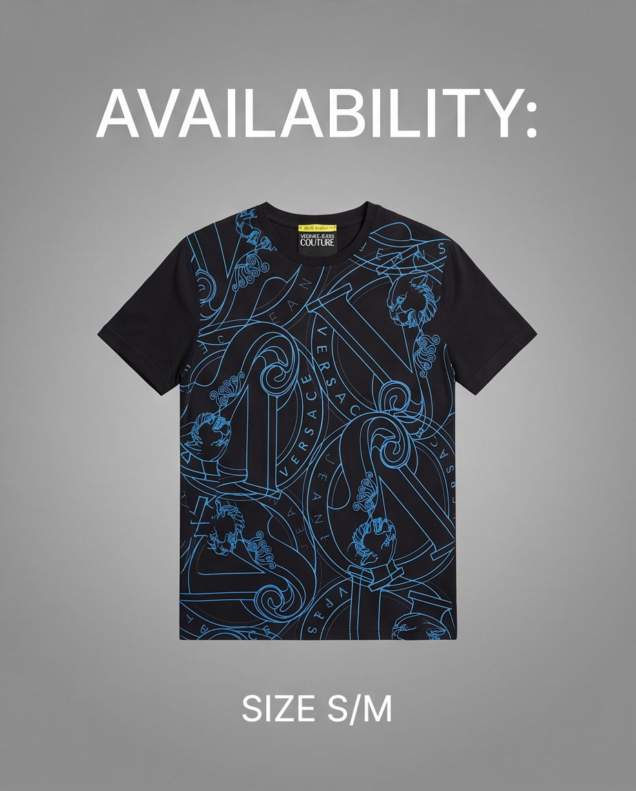 VERSACE JEANS – T-shirt Homme — Comme neuf — taille S