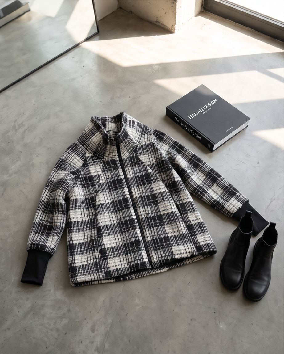 Made in Italy veste carreaux — bon état — taille L