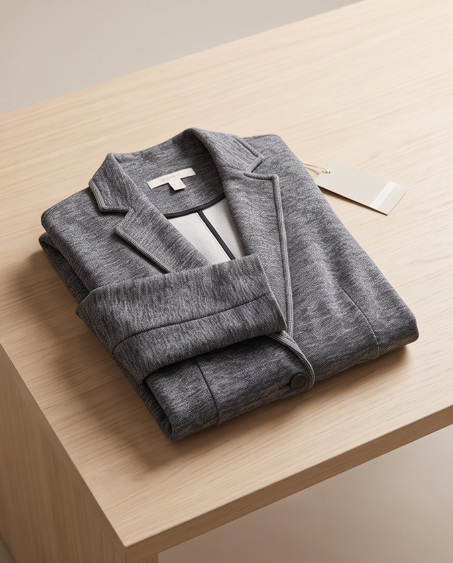 Esprit blazer gris chiné — très bon état — taille 36
