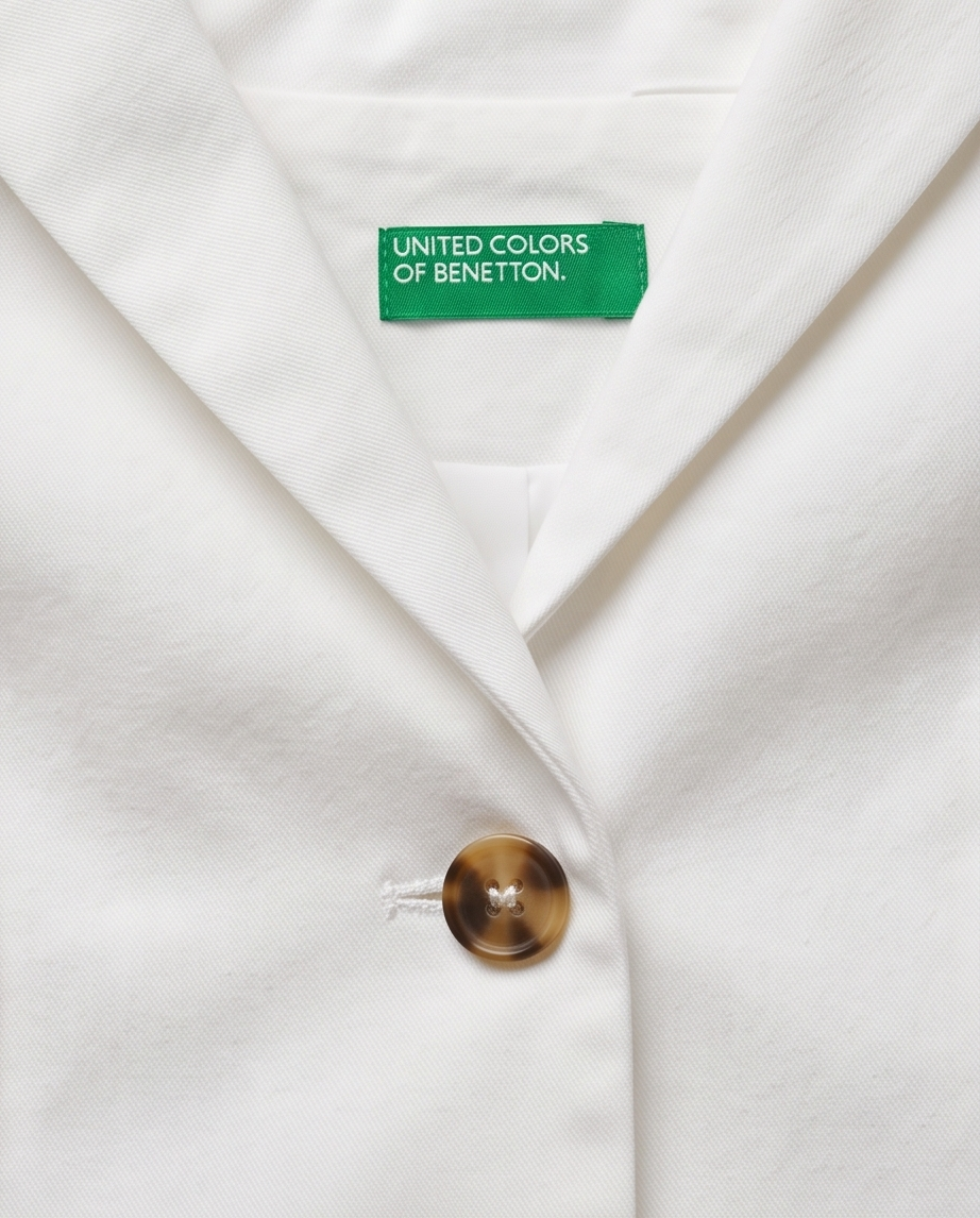 Benetton blazer blanc - neuf - taille 38