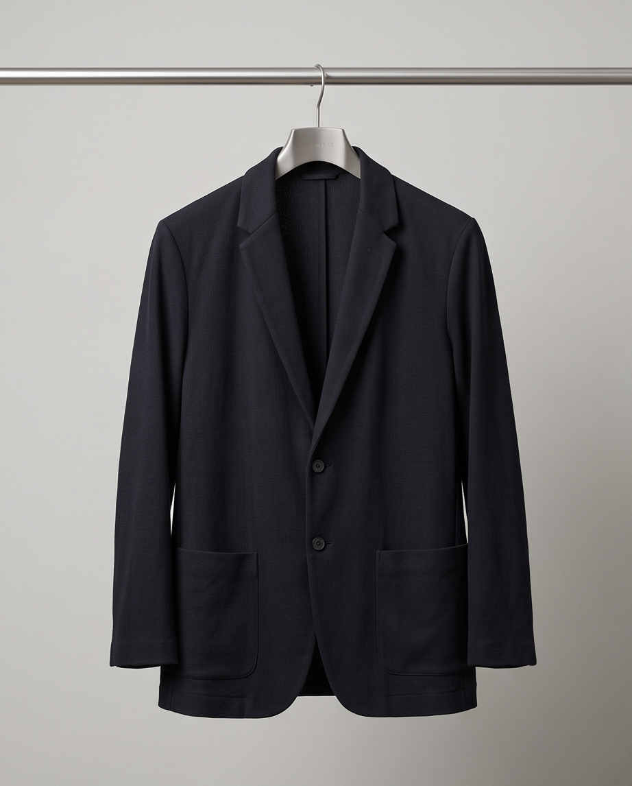 Blazer noir TRANSIT lin — S/M