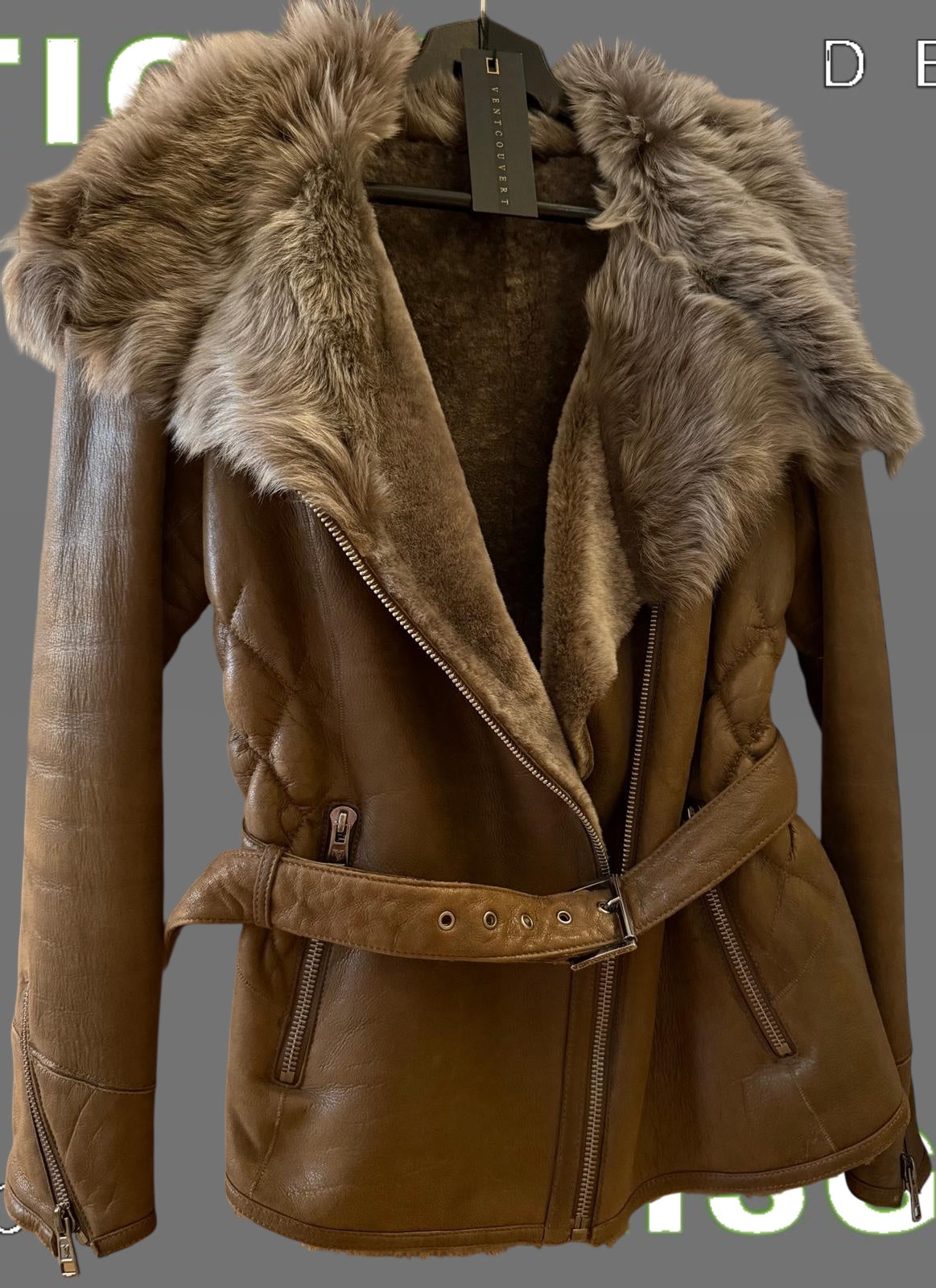 Veste Ventcouvert  Aviateur mouton retourné neuve taille 38