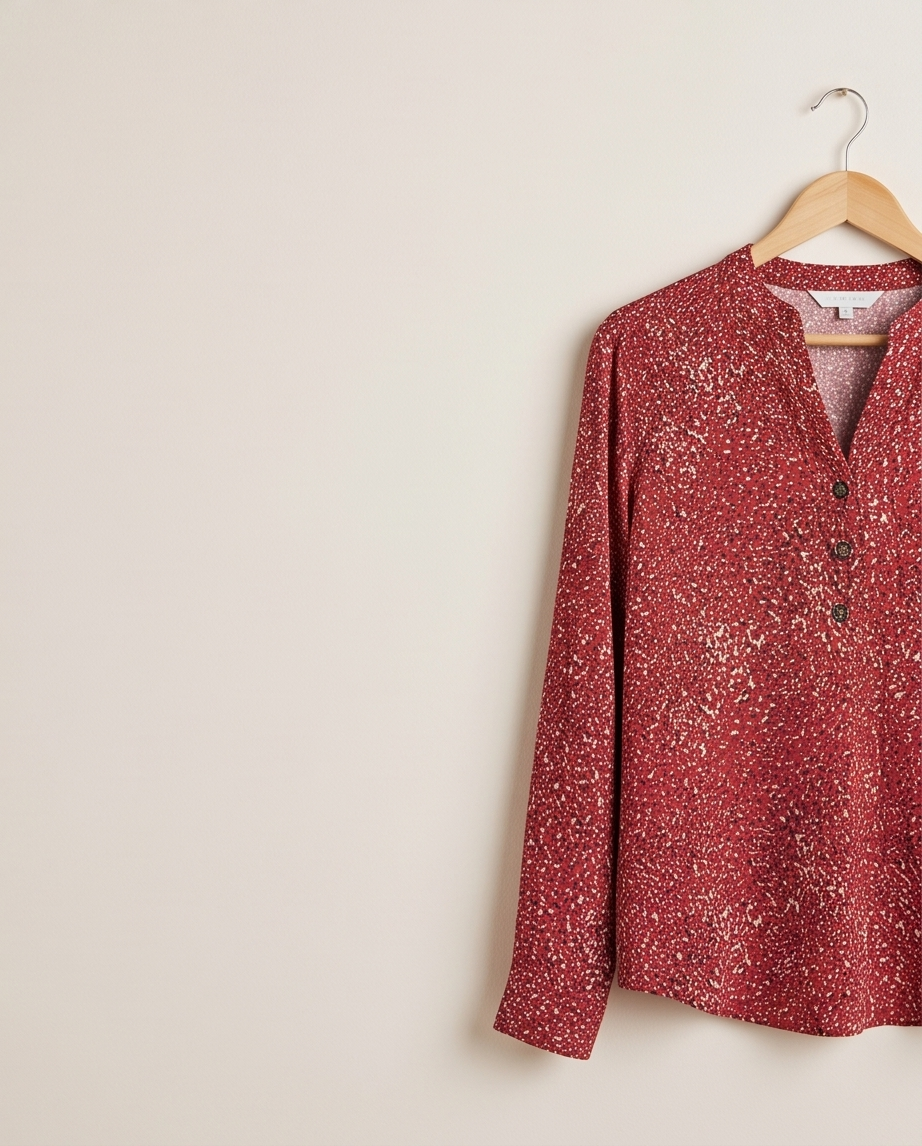 DRIVER blouse brique - neuve - S