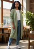 Ferrache  Manteau jaquette longue - très bon état - M