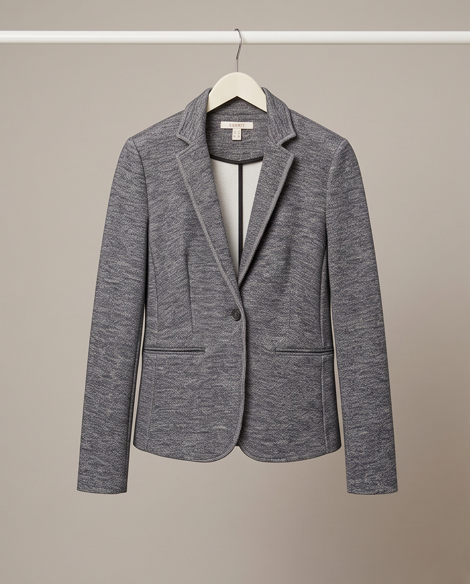 Esprit blazer gris chiné — très bon état — taille 36
