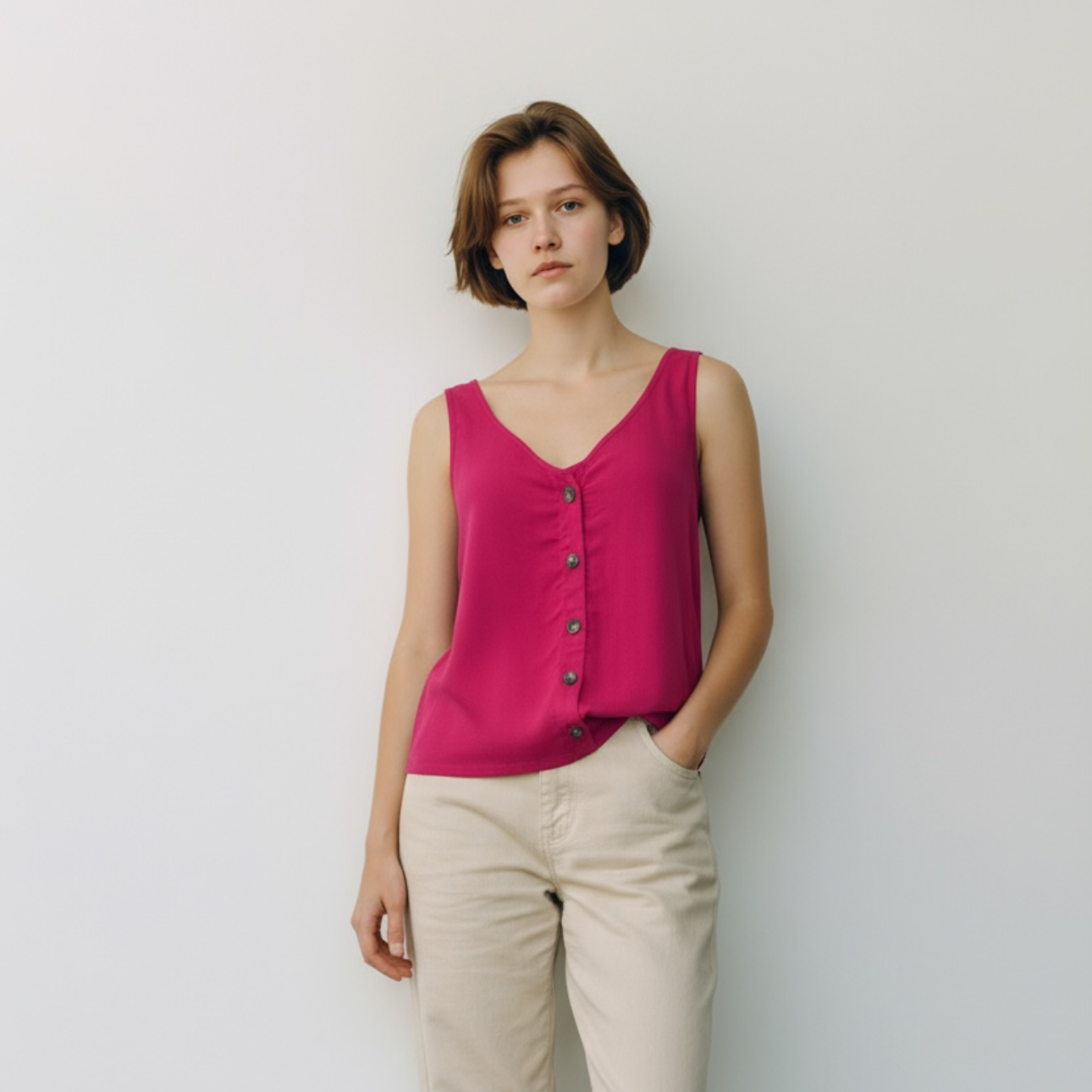 Esprit top rose - Neuf - XS
