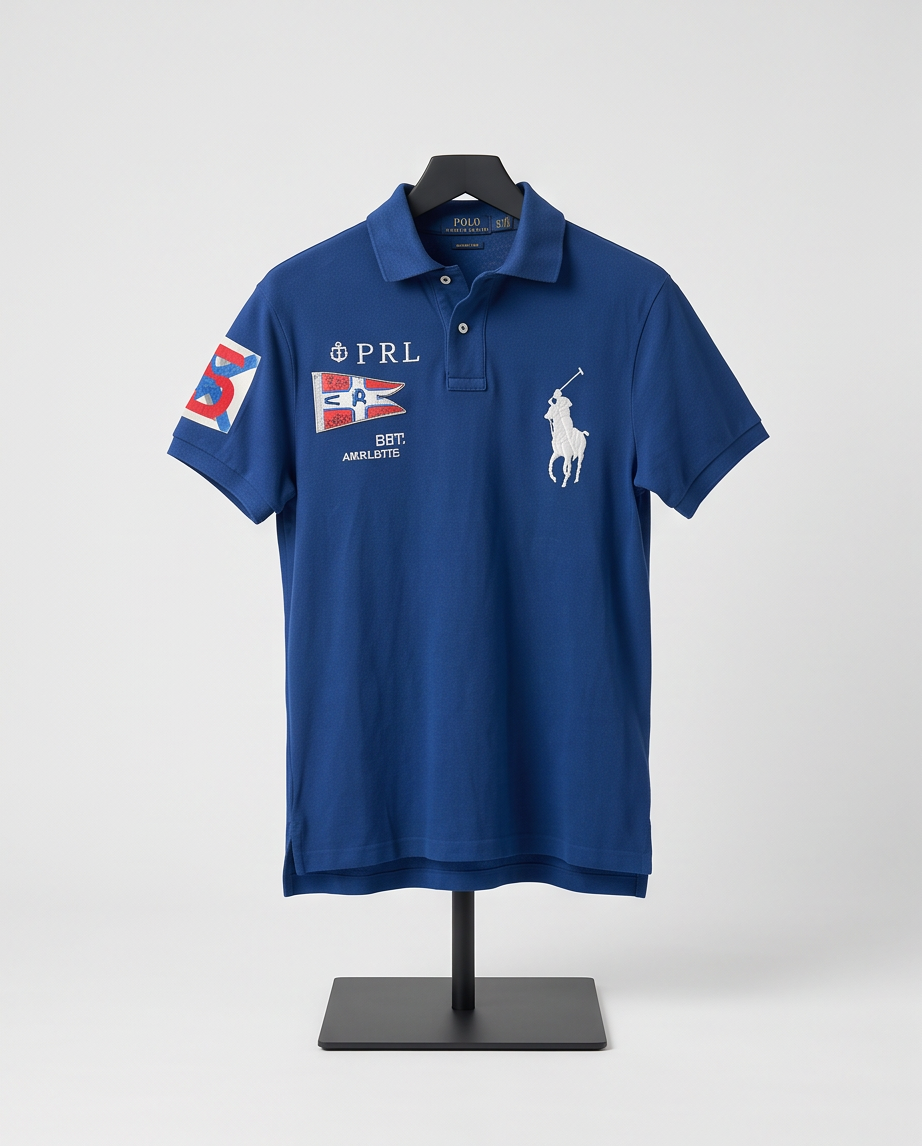 Polo Ralph Lauren Homme – Slim Fit – Bleu – Taille S