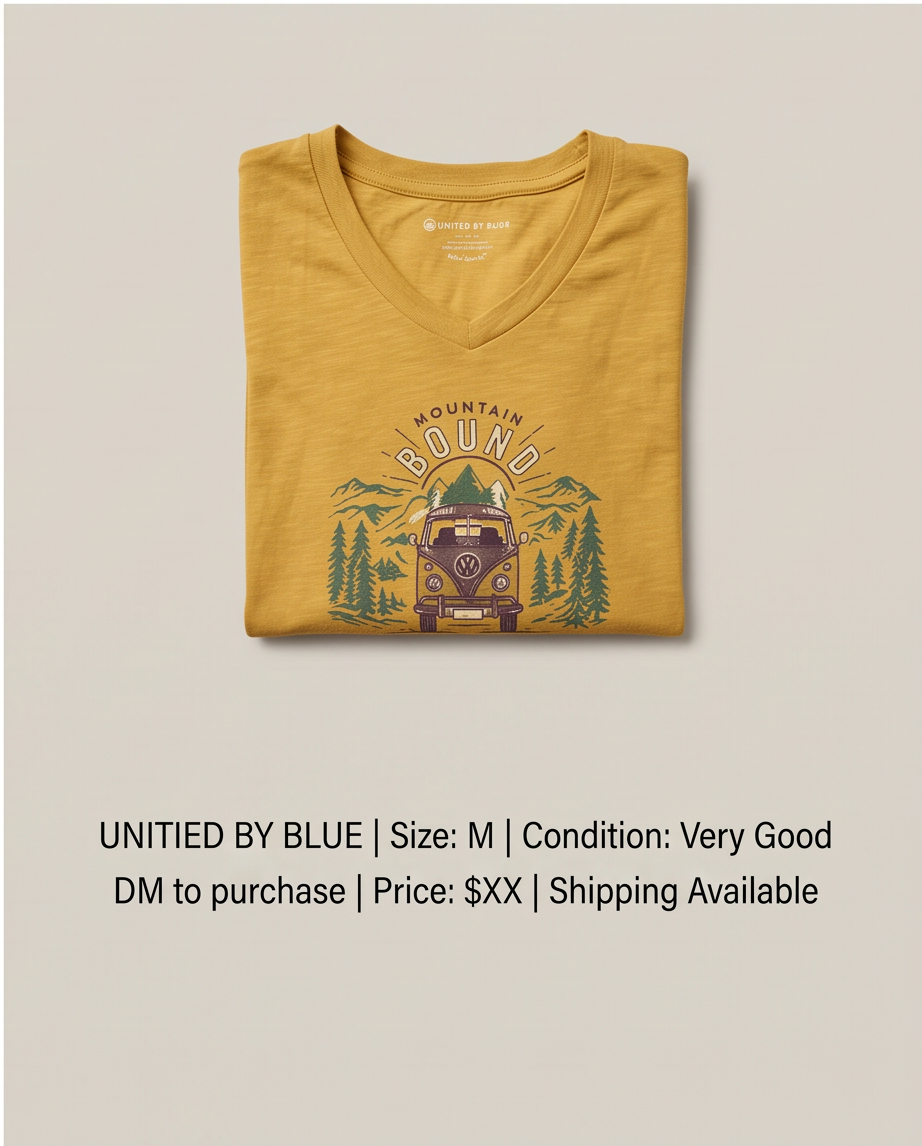UNITED BY BLUE T-shirt — neuf — taille M