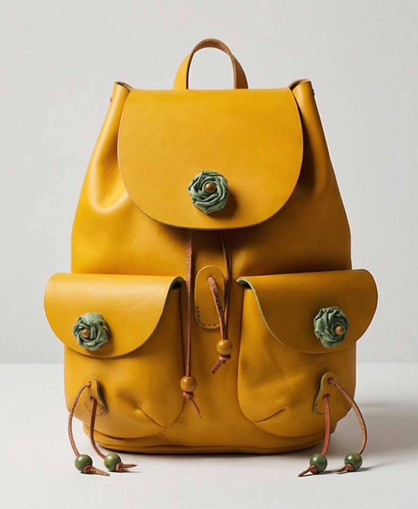 VENDU Sac à dos fait main cuir magnifique neuf (Vendu)