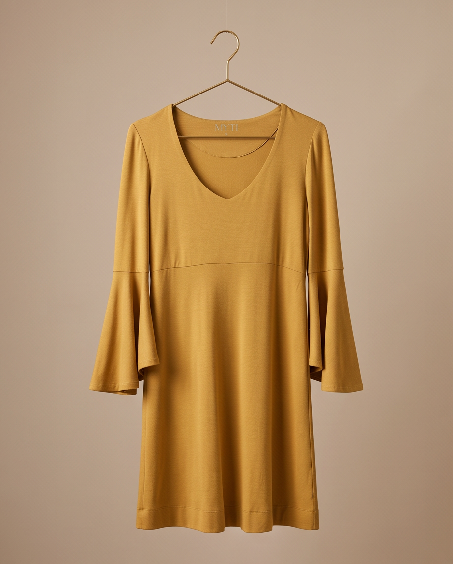 Robe MYTI jaune moutarde — très bon état — taille S