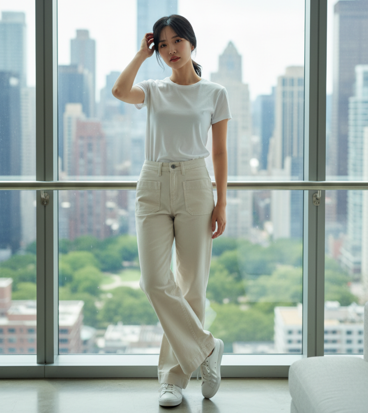 Pantalon Denim - Neuf - 24