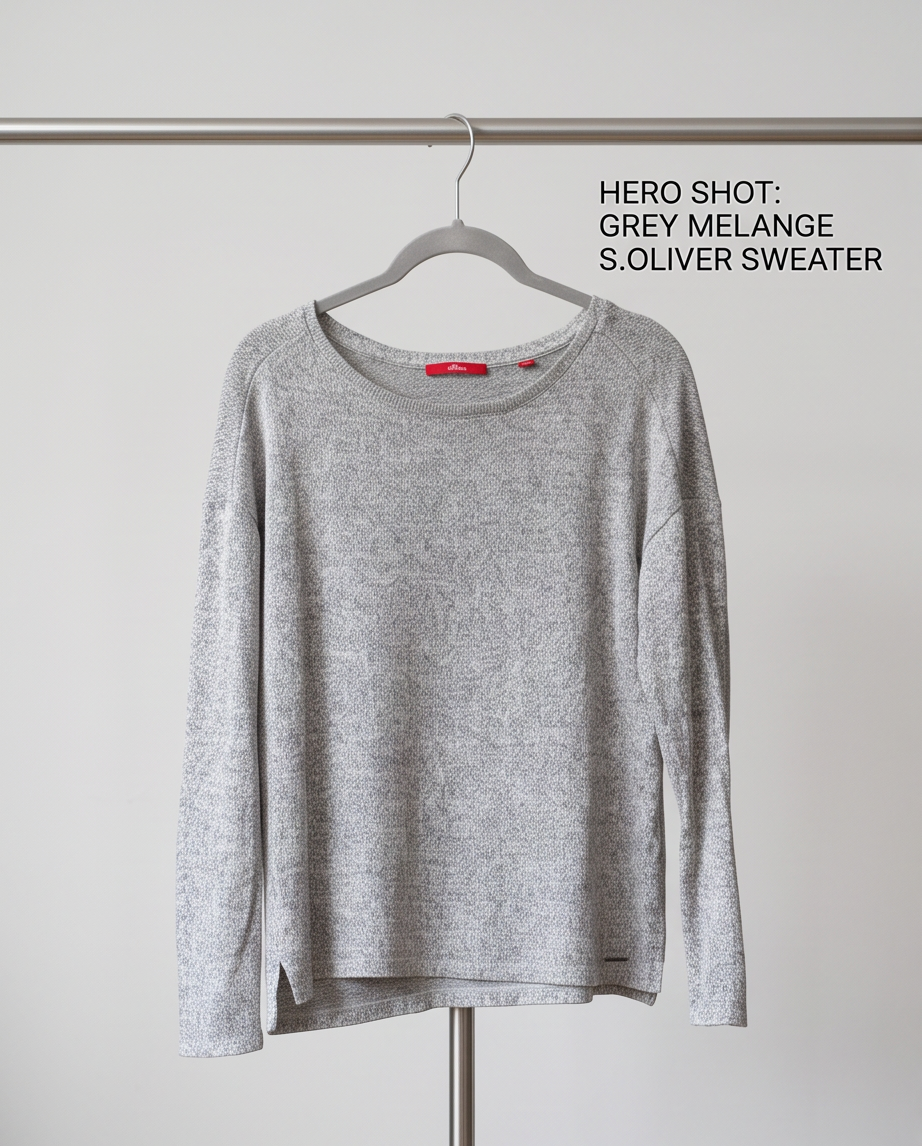 Pull S.Oliver gris — bon état — taille M
