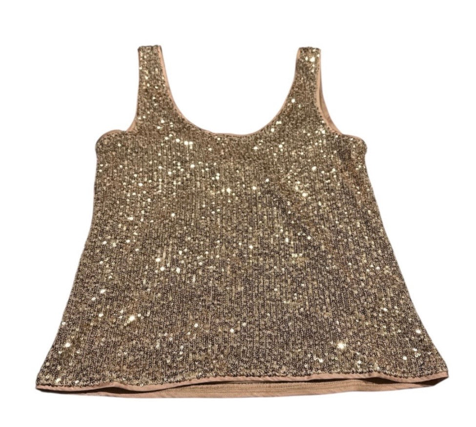 Grace & Mila Top à Paillettes Rose - Neuf - taille L / M / S