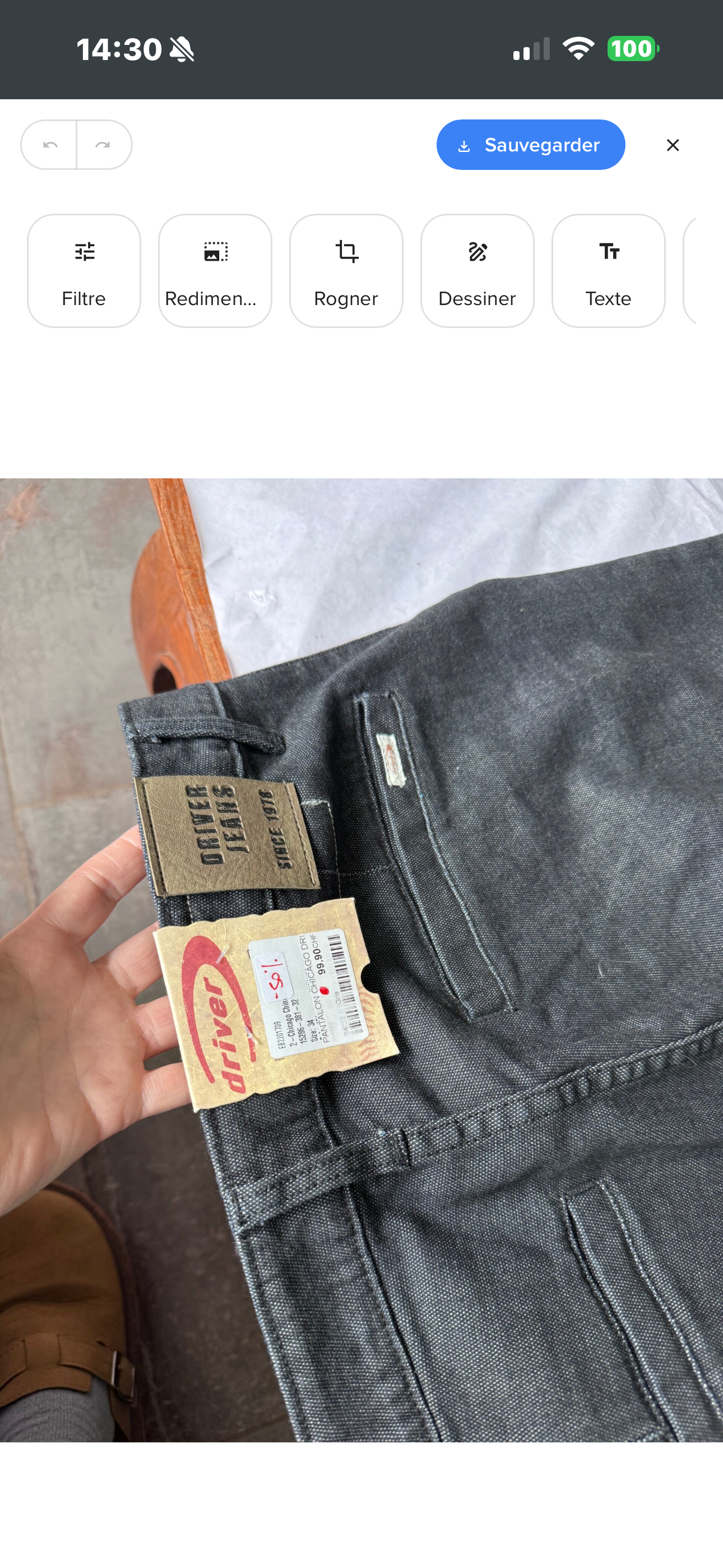 Driver Jeans pantalon homme -  neuf - 34/32