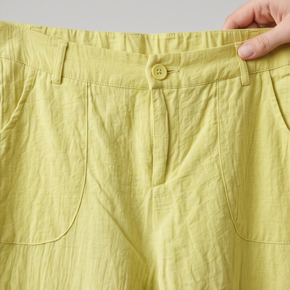 Pantalon jaune clair — très bon état — taille 36