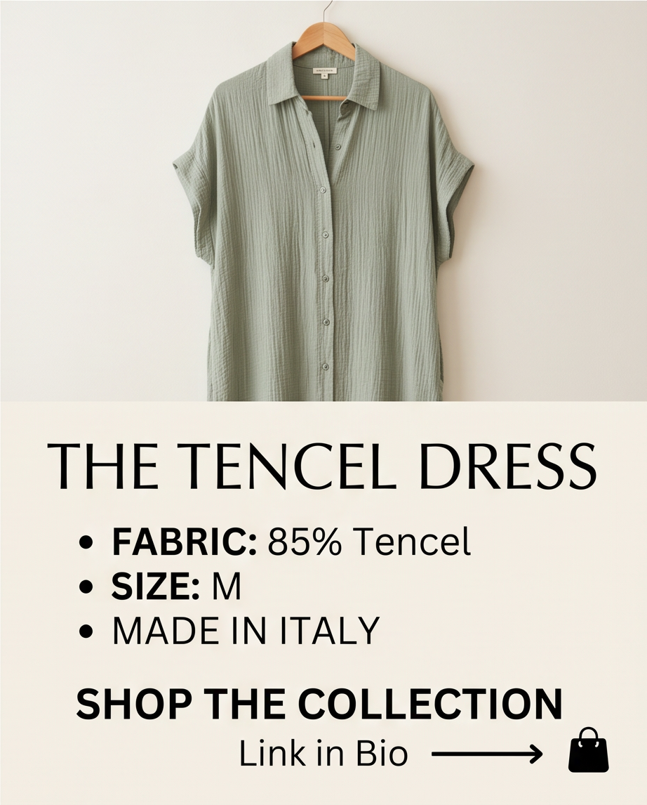 Robe Tencel — neuve — taille M