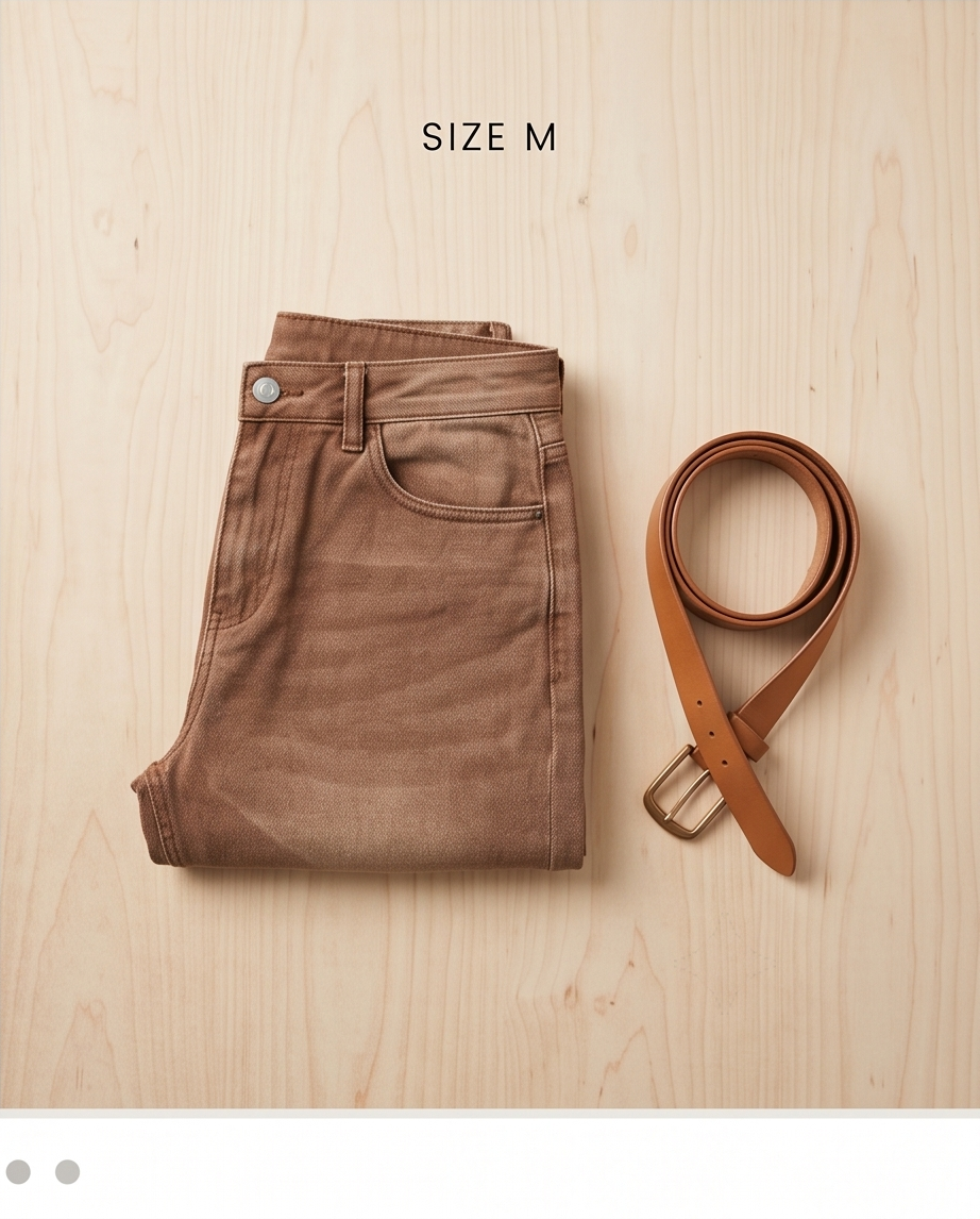 Pantalon brun — très bon état— taille M