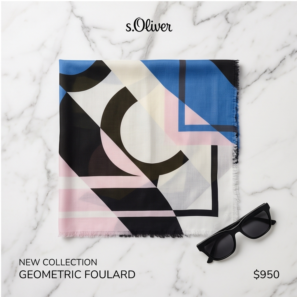 S.Oliver foulard élégant et tendance — neuf
