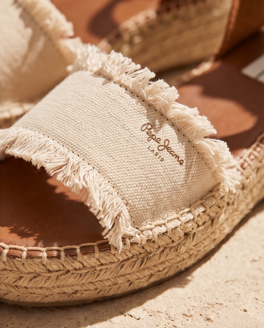 Pepe Jeans sandales compensées taille 38 comme neuves