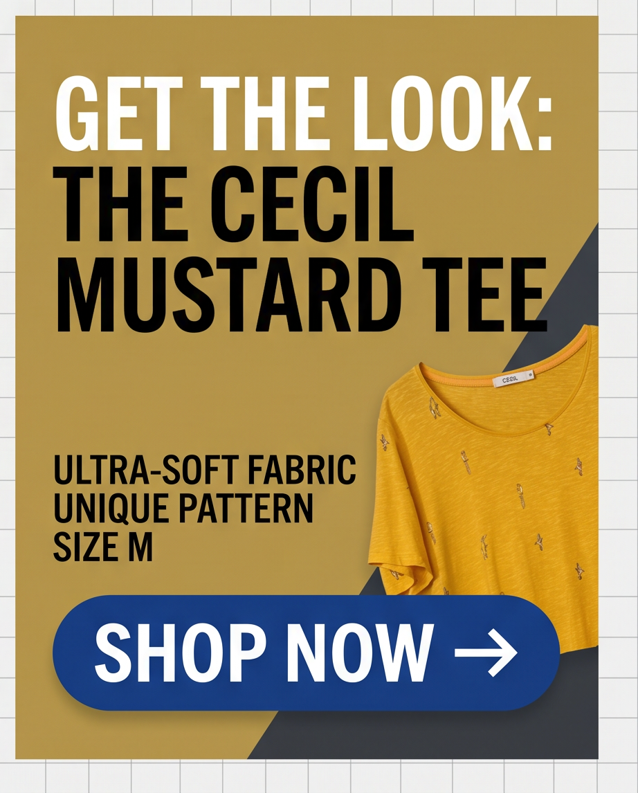 Cecil T-shirt jaune - très bon état - taille M