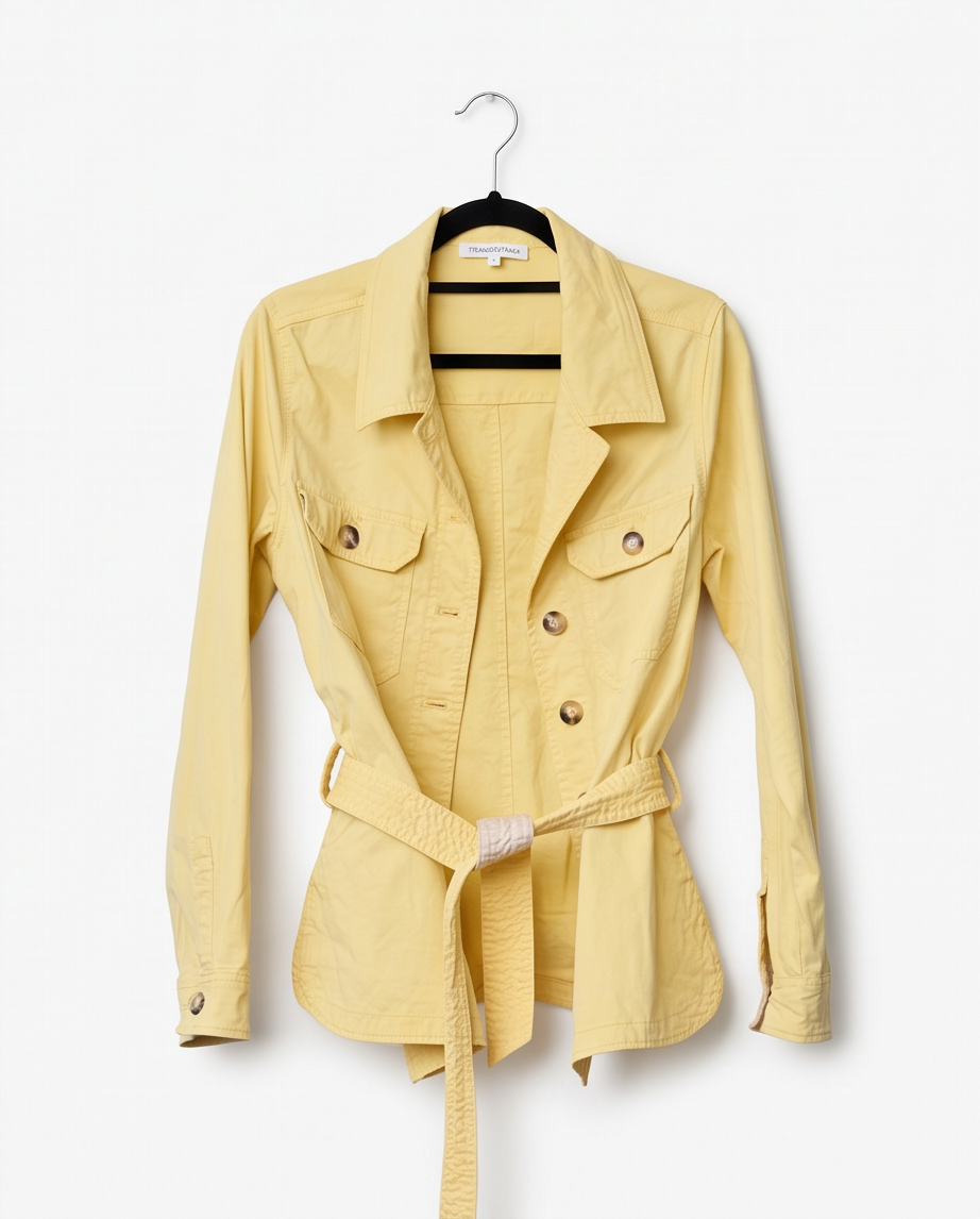 Veste Tramontana Jaune Pastel — Très Bon État — Taille S