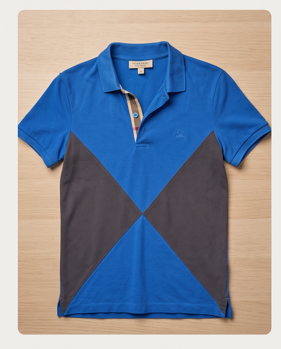 ✨ BURBERRY – Polo Homme 100 % Coton – Taille XS ✨