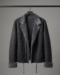 TRANSIT veste cuir mouton — neuve — taille S