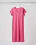 robe longue en coton rose, taille — neuve  — taille S/M