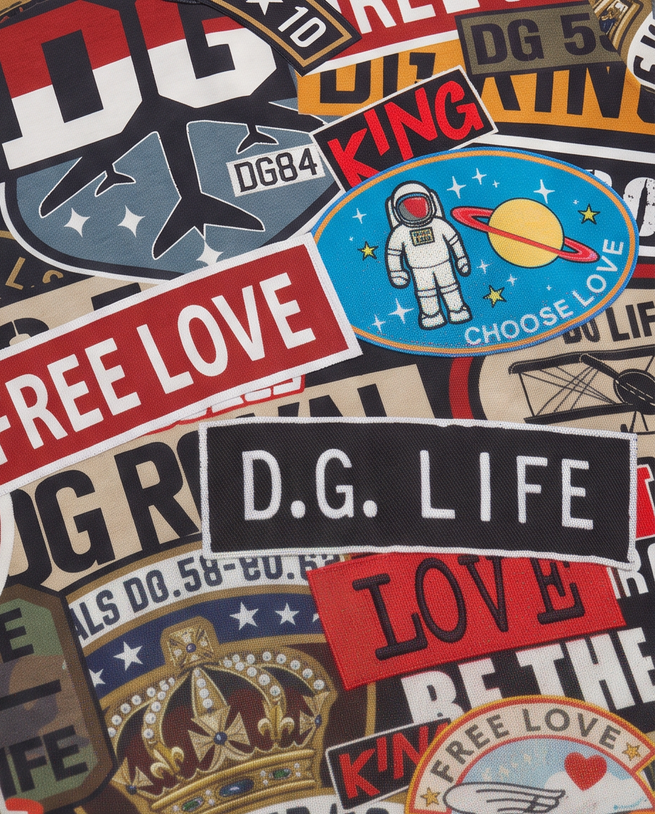 DOLCE & GABBANA – T-shirt DG Free Love / King – Taille 48