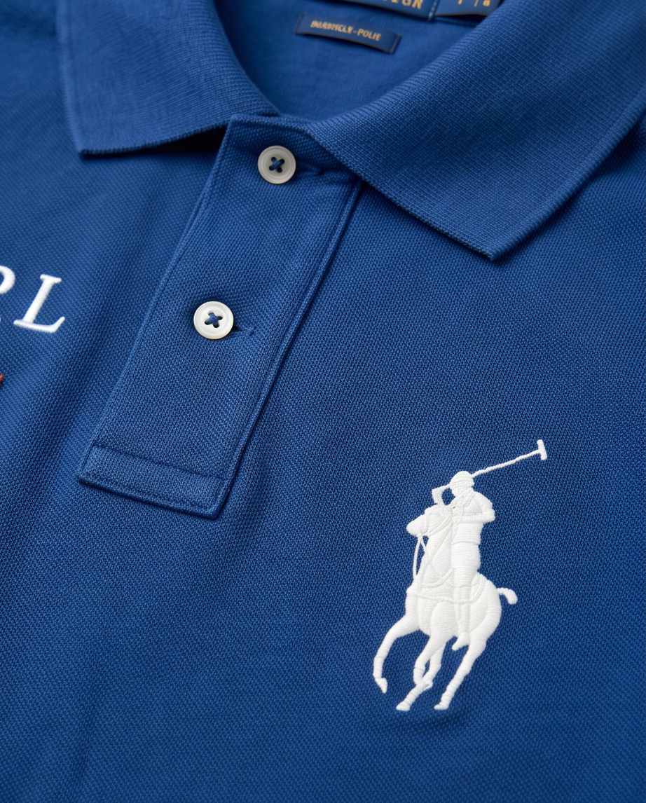 Polo Ralph Lauren Homme – Slim Fit – Bleu – Taille S